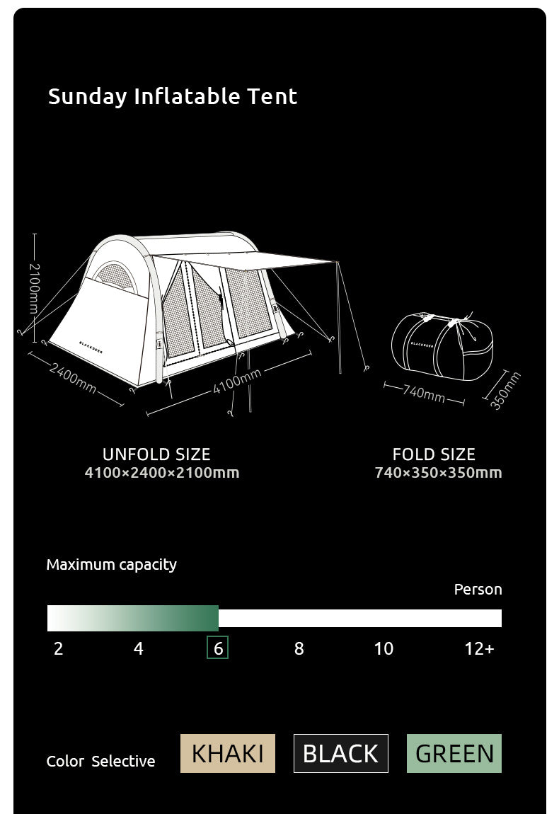 Blackdeer Air Inflatable Tent