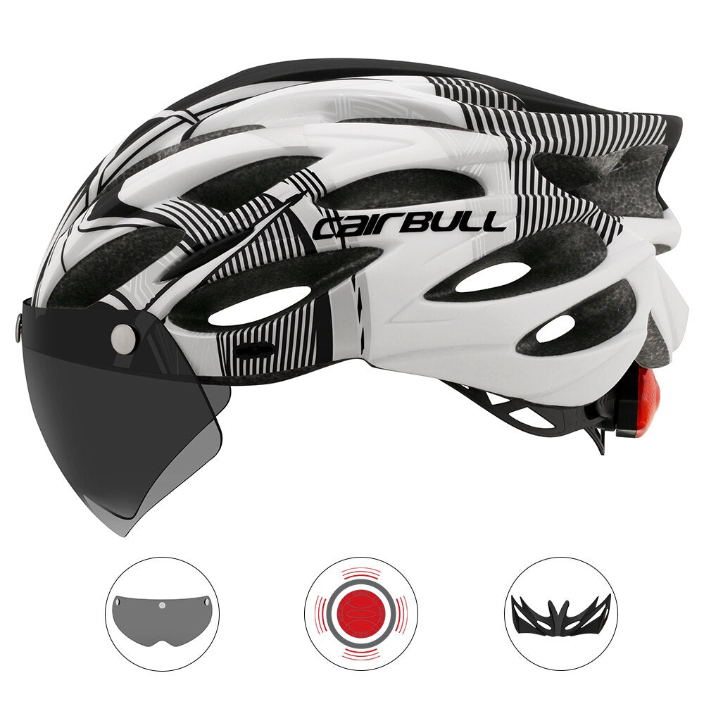 Cairbull Road/MTB/Mountain Bike Helmet Ultralight Bicycle Helmet for Men/Women Mountain Bike Riding Cycling Integrally-Moulded Helmet