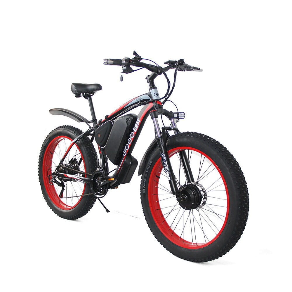 Notting Hill E-Bikes presents Bezior GF700 E-Bike 1000W Motor 48V Fat Tyre 26" X 4" Mountain/Road/Snow/Beach