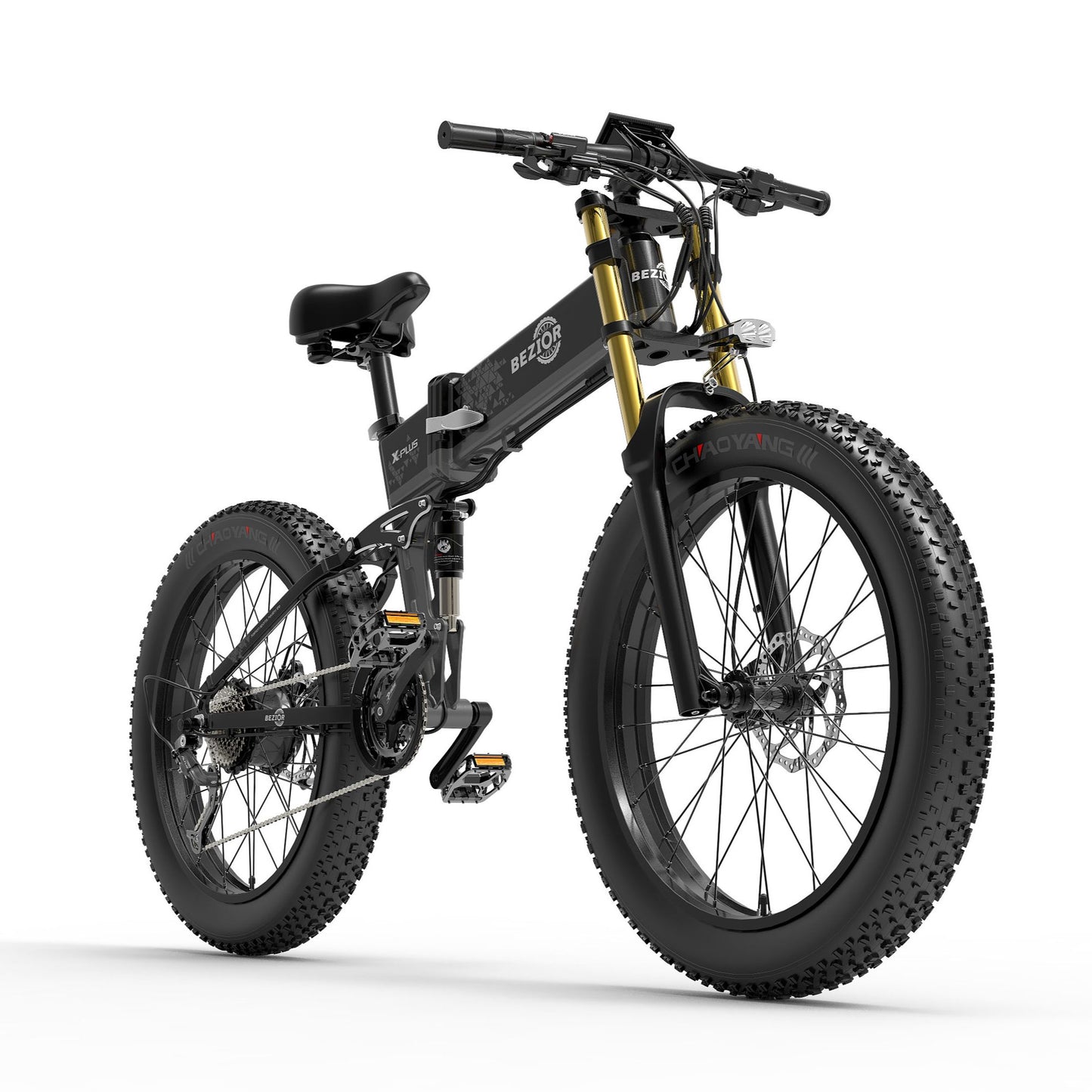 Notting Hill E-Bikes presents Bezior X-Plus 1500W Folding Electric Mountain/Road/Snow/Beach E-Bike